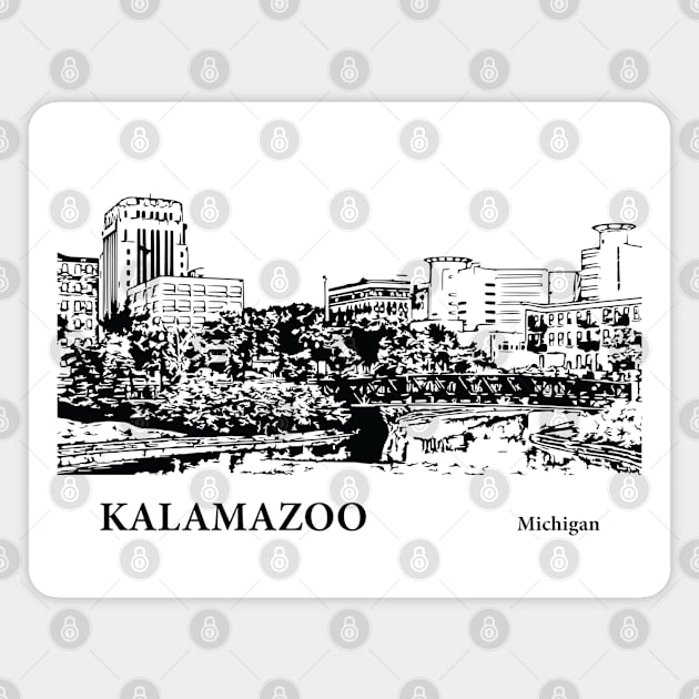 Kalamazoo Michigan Magnet by Lakeric